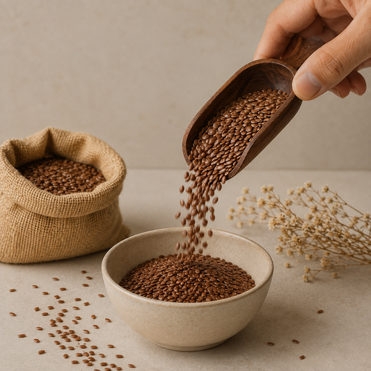 Premium Organic Flax Seeds | Natural, Fresh & Omega-3 Rich |