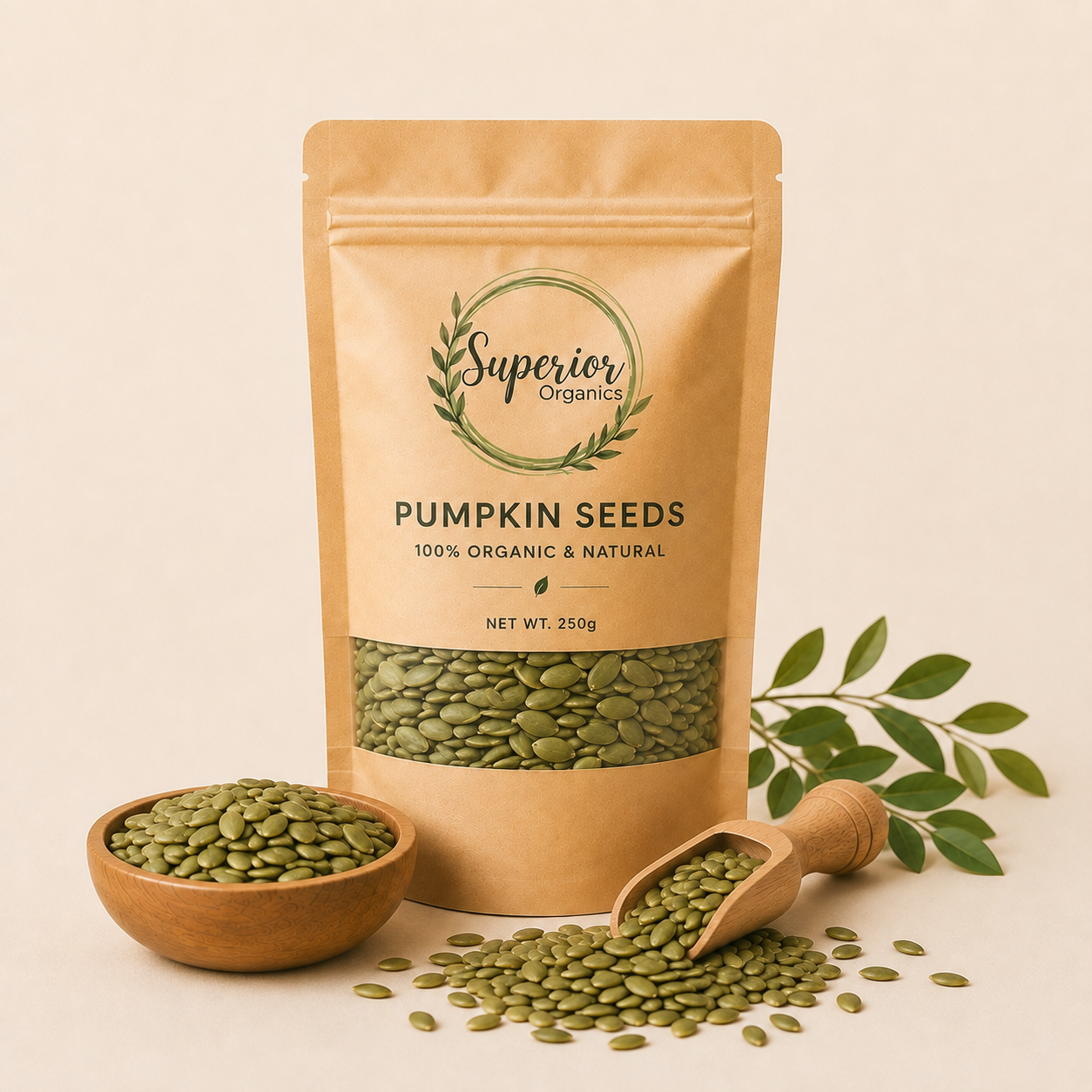 Premium Organic Pumpkin Seeds | Natural, Crunchy & Nutrient Rich